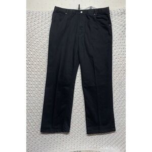 David Taylor Jeans Mens Tag 38x29 Approx 37x28 Black‎ Straight Leg M25043
